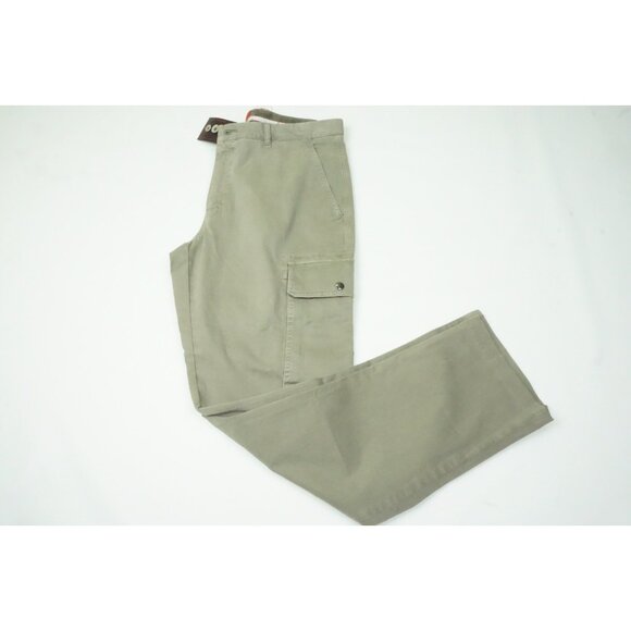 Isaia Tinto Slim Light Olive Cargo Cotton Blend Casual Chino Pants 48R EU NEW